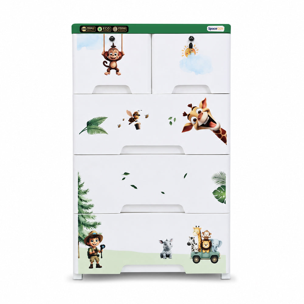 4-Layer Drawer - Jungle