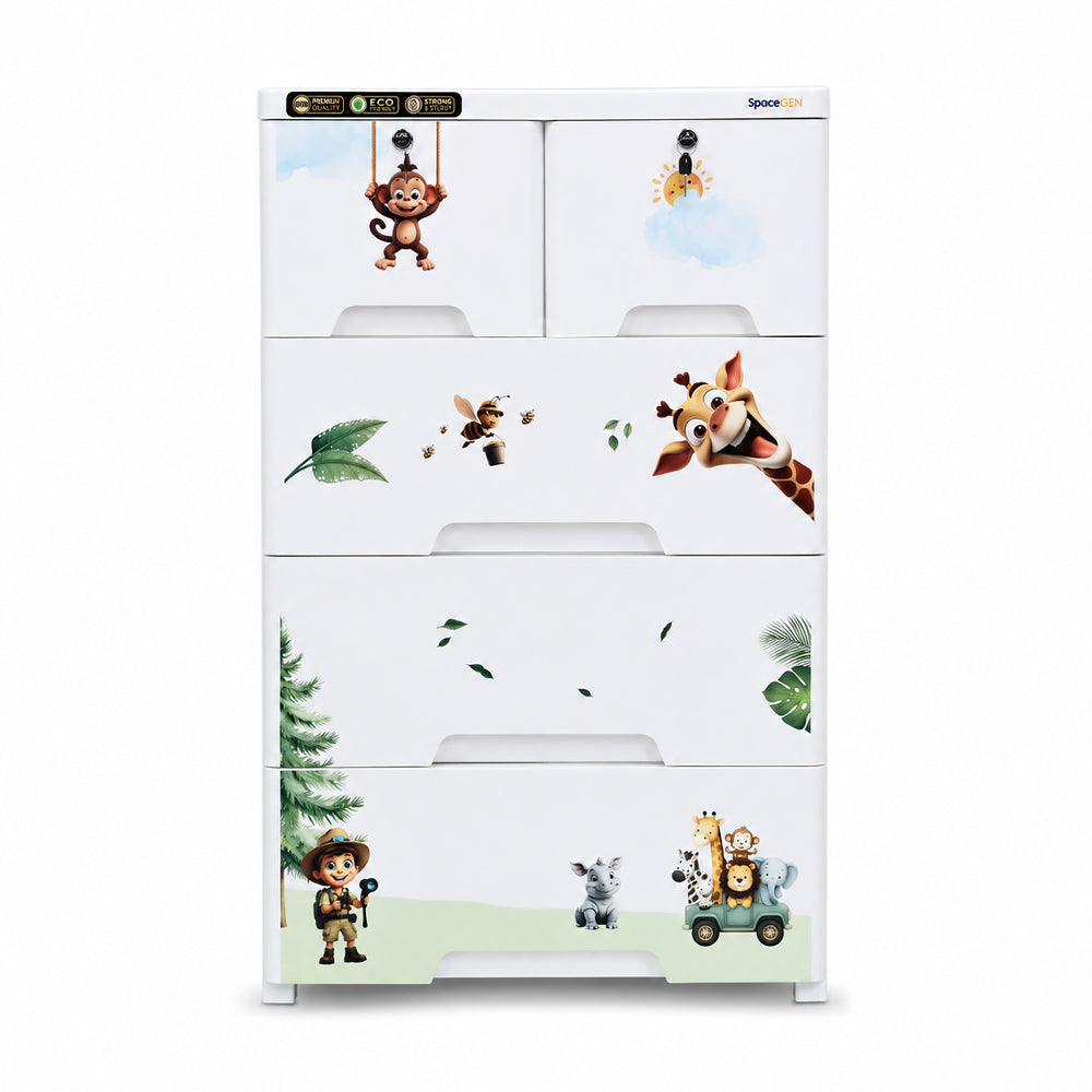 4-Layer Drawer - Jungle
