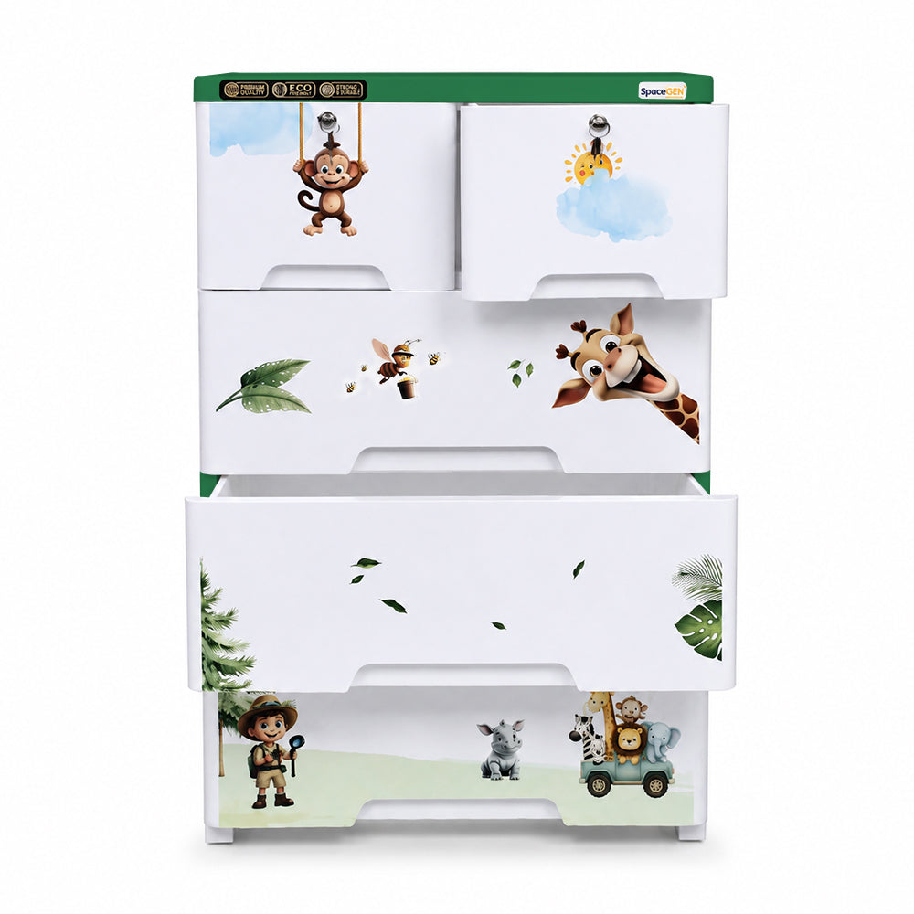 4-Layer Drawer - Jungle