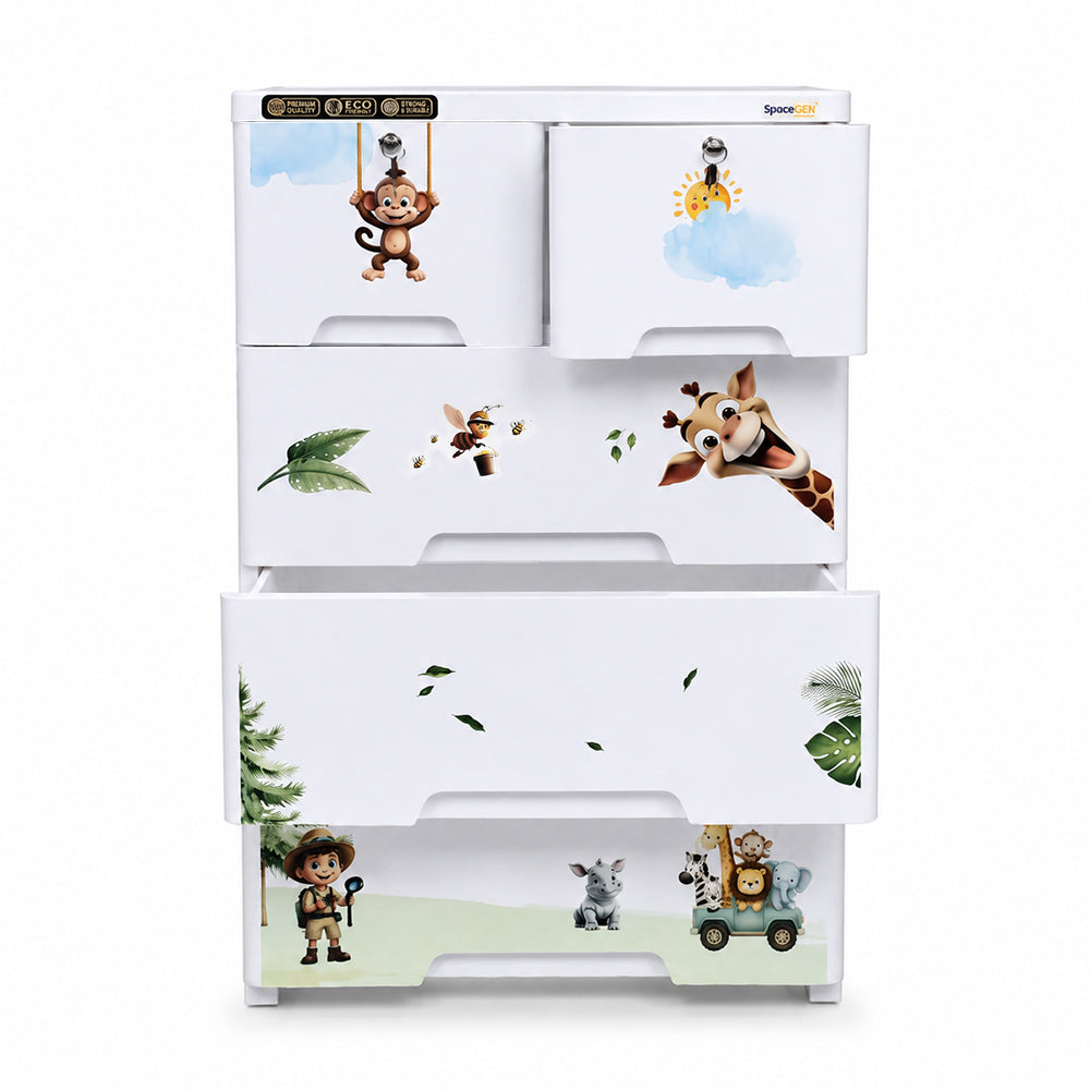 4-Layer Drawer - Jungle