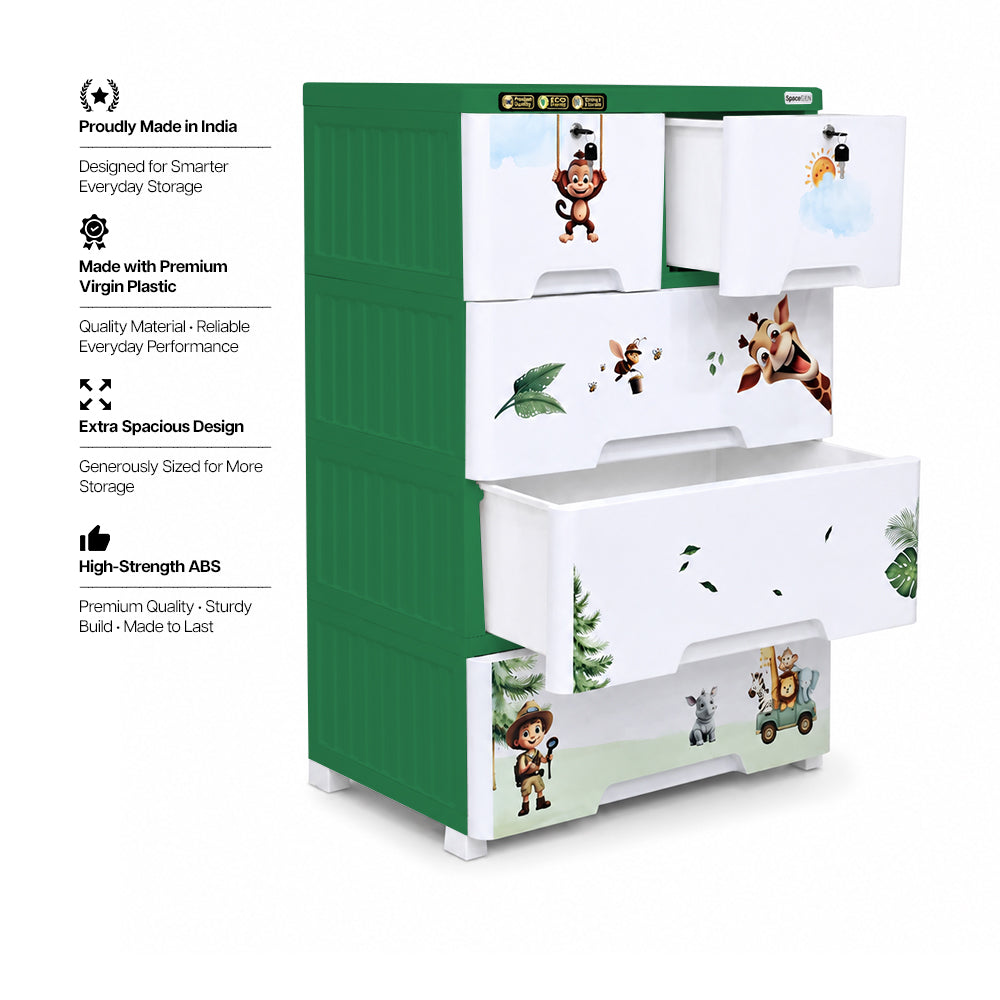 4-Layer Drawer - Jungle