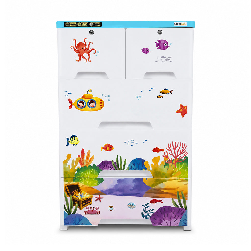 4-Layer Drawer - Ocean