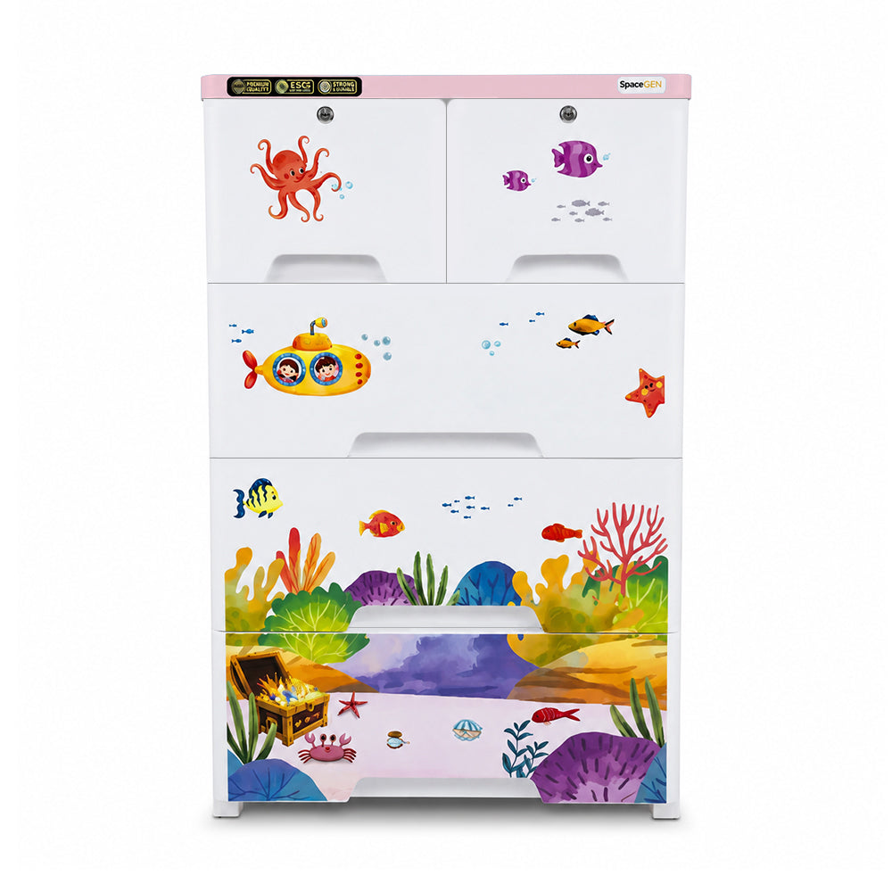 4-Layer Drawer - Ocean