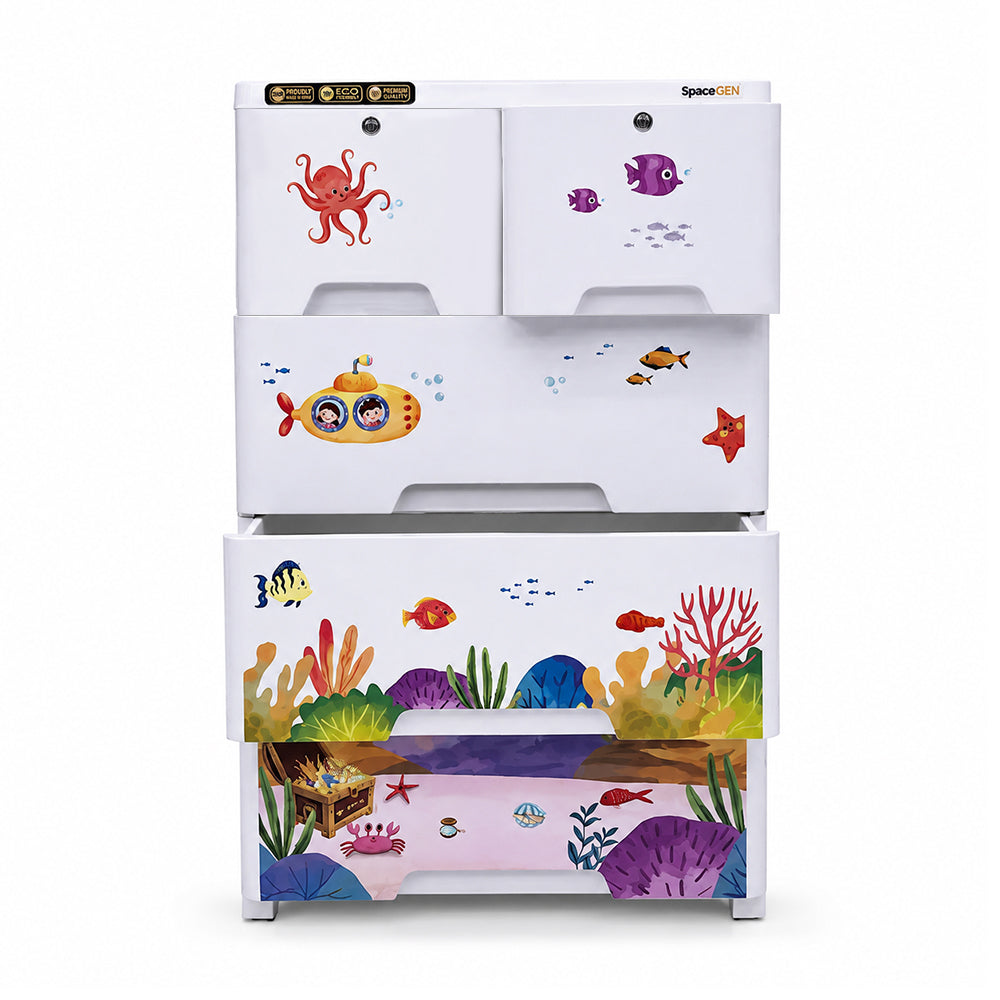 4-Layer Drawer - Ocean