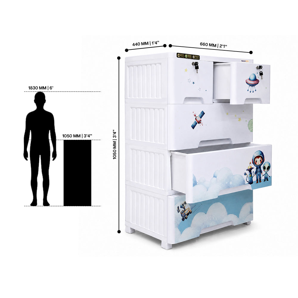 4-Layer Drawer - Space
