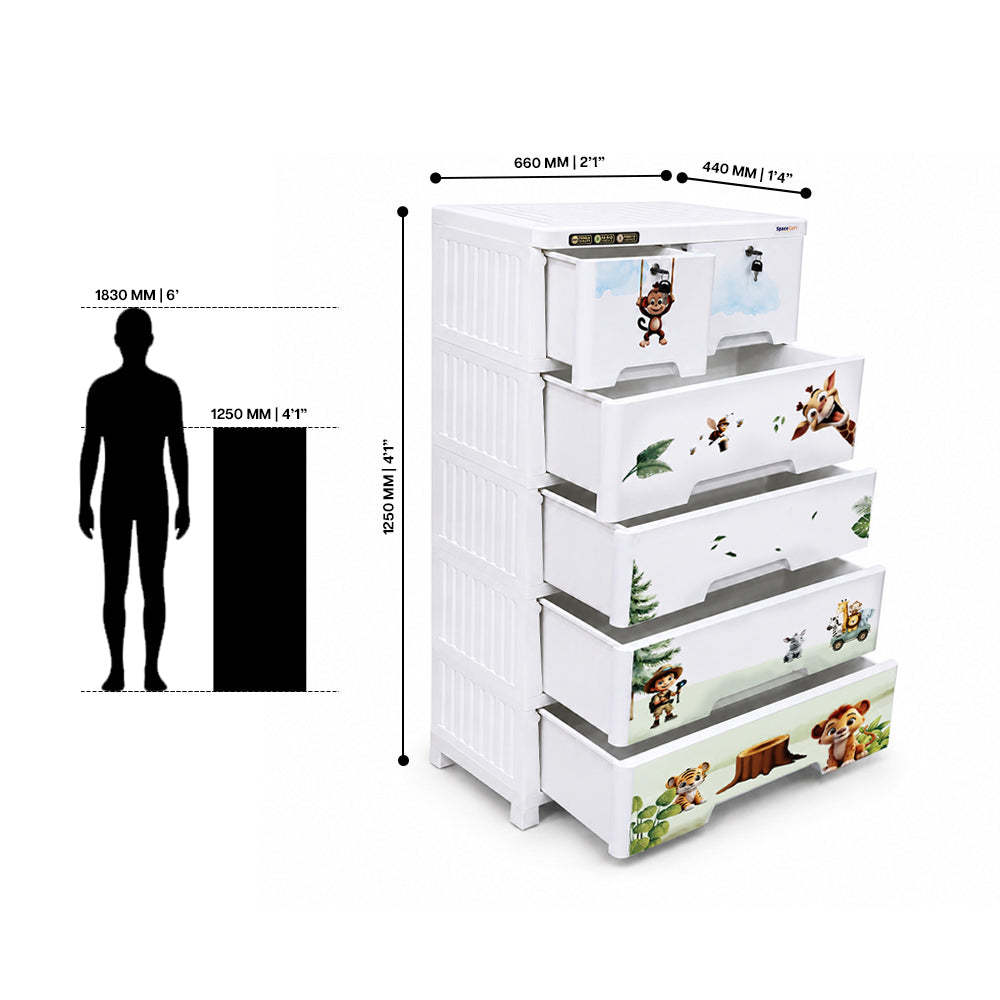 5-Layer Drawer - Jungle