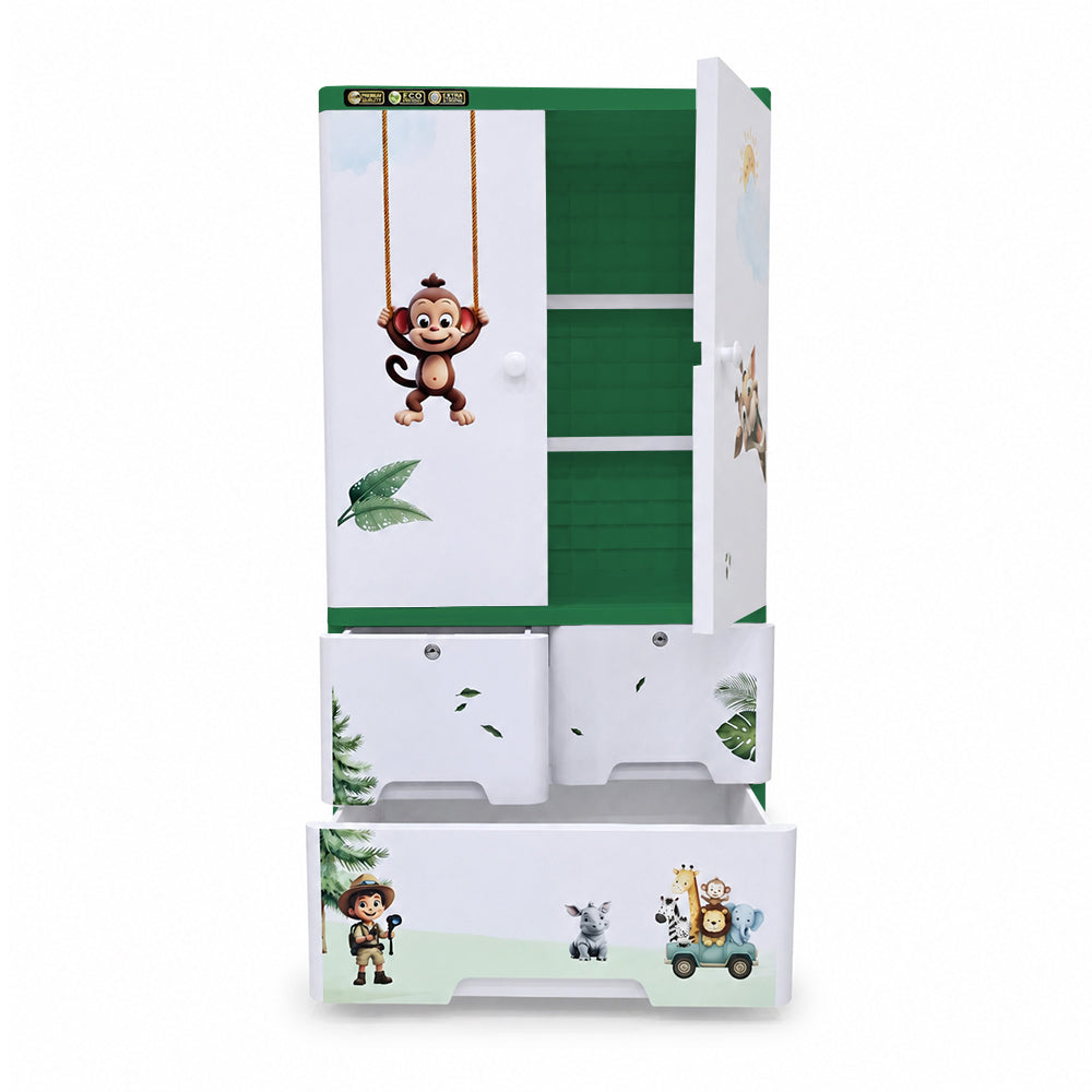 Cabinet with 2-Layer Drawers - Jungle