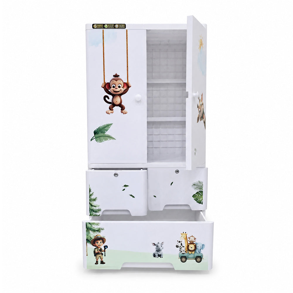 Cabinet with 2-Layer Drawers - Jungle