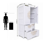 Cabinet with 2-Layer Drawers - Mandala