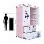 Cabinet with 2-Layer Drawers - Space