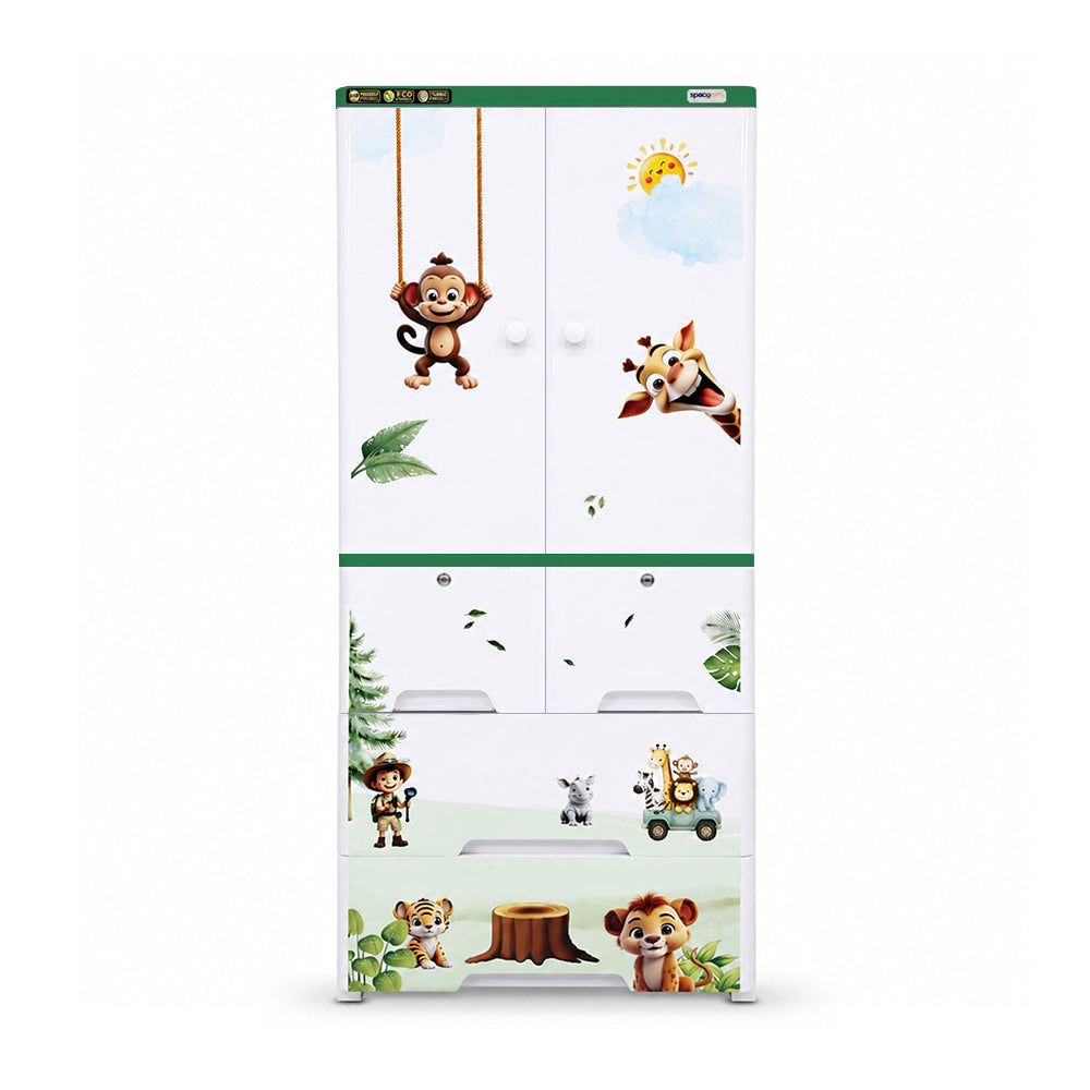 Cabinet with 3-Layer Drawers - Jungle