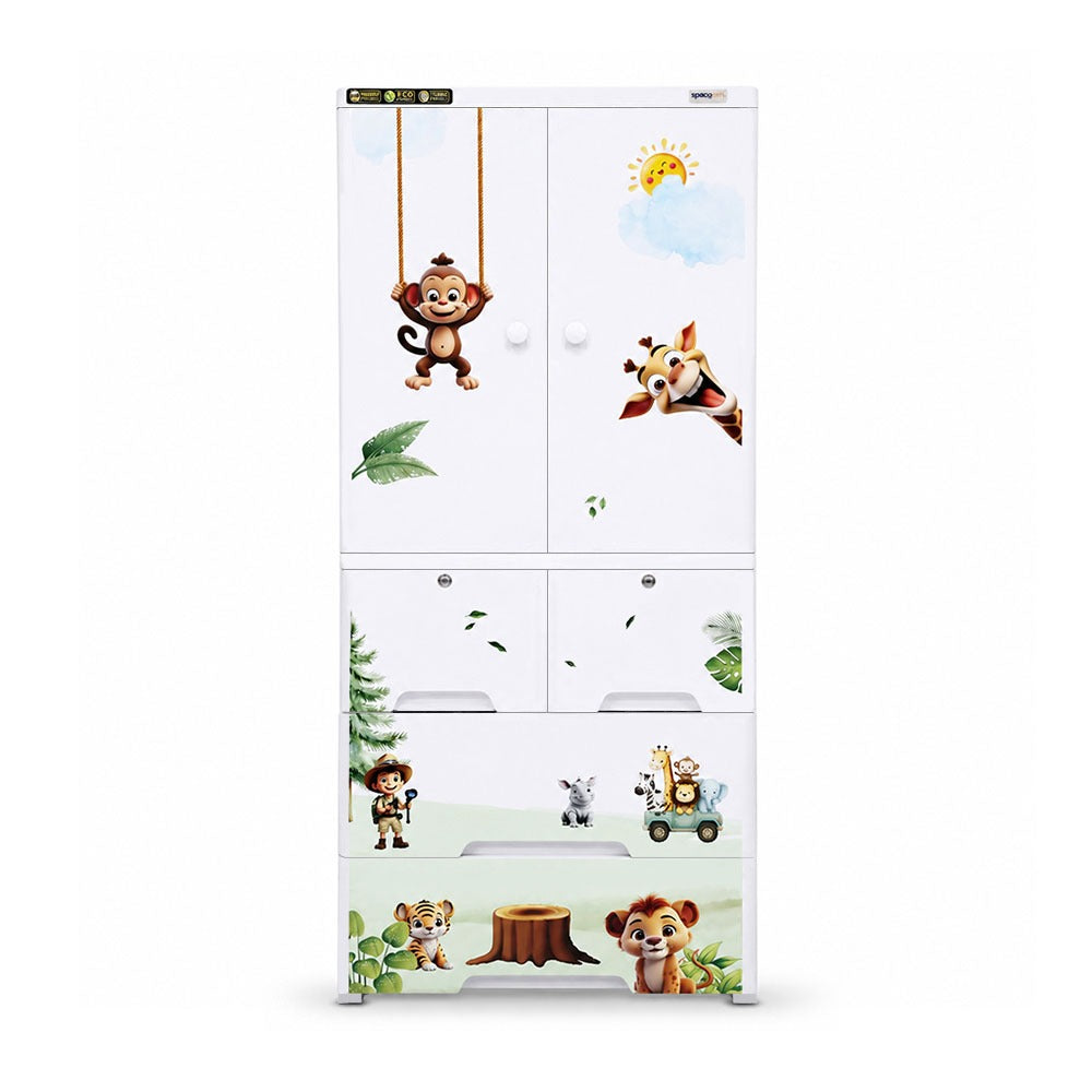 Cabinet with 3-Layer Drawers - Jungle