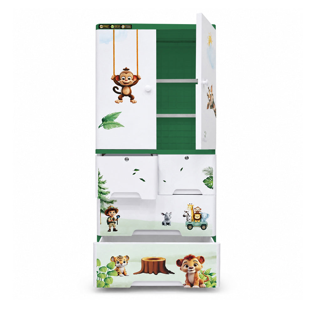 Cabinet with 3-Layer Drawers - Jungle