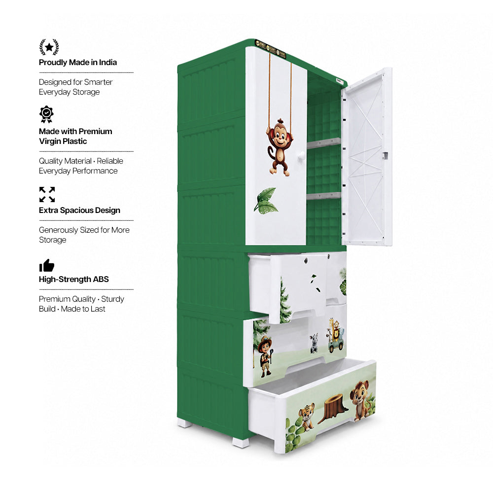 Cabinet with 3-Layer Drawers - Jungle