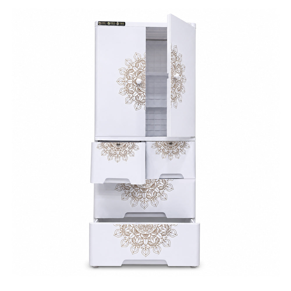 Cabinet with 3-Layer Drawers - Mandala