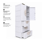 Cabinet with 3-Layer Drawers - Mandala