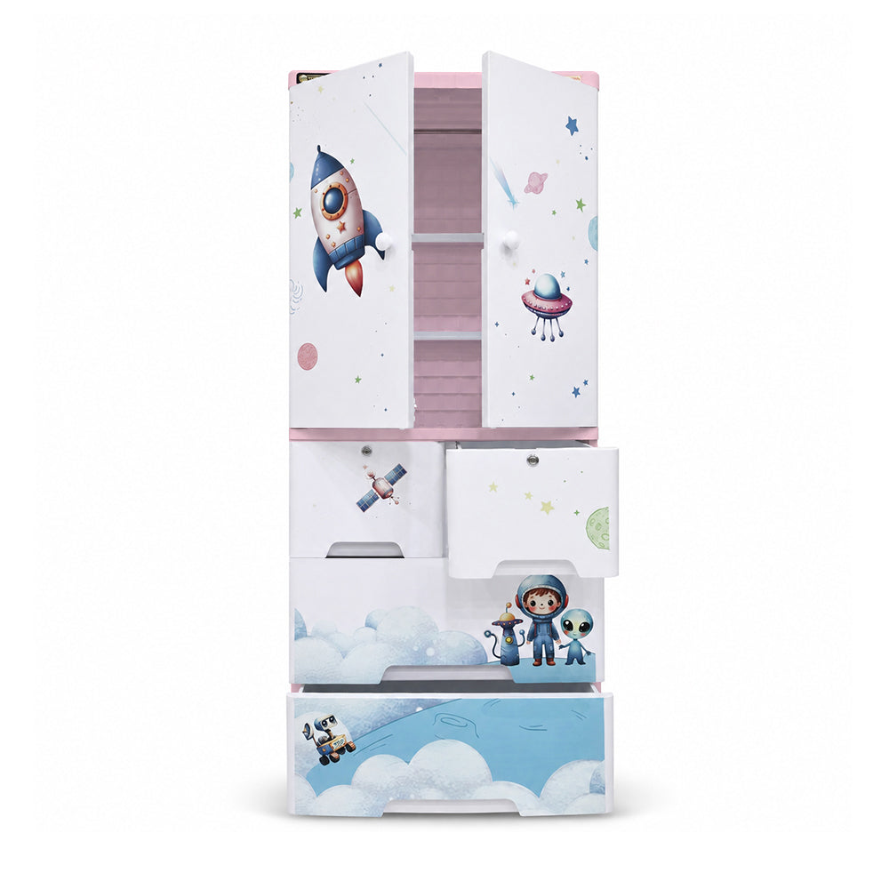 Cabinet with 3-Layer Drawers - Space