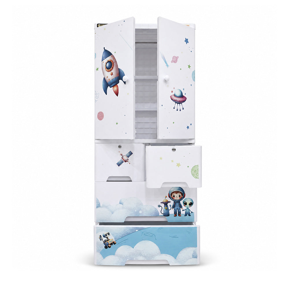 Cabinet with 3-Layer Drawers - Space