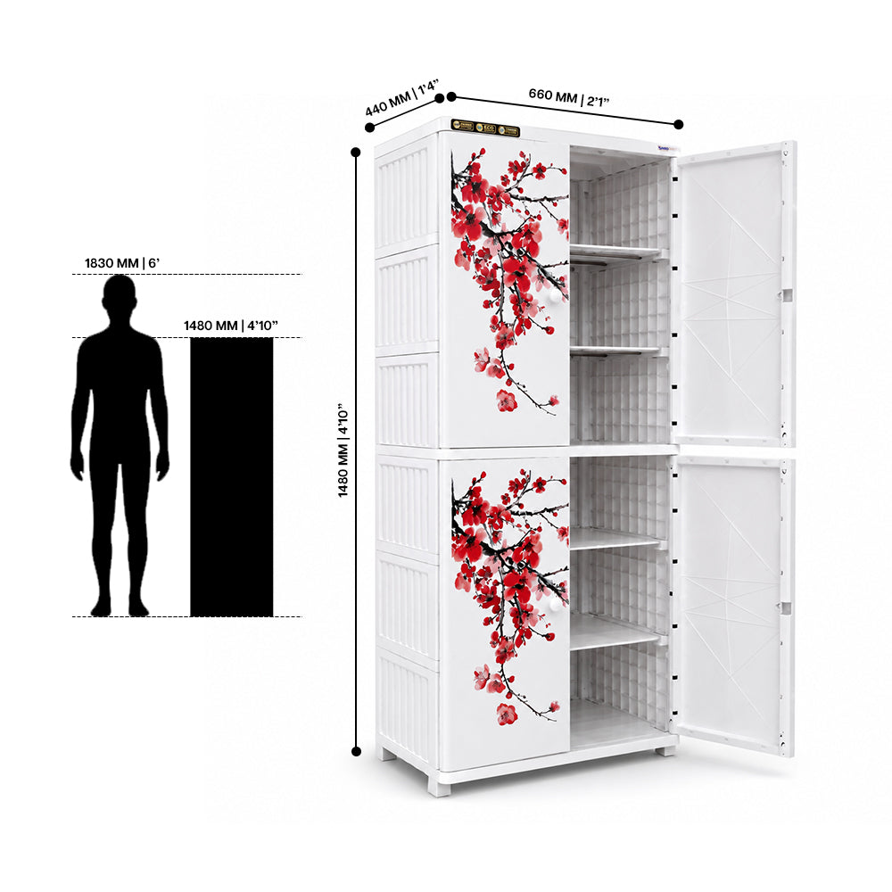 Double Cabinet - Floral